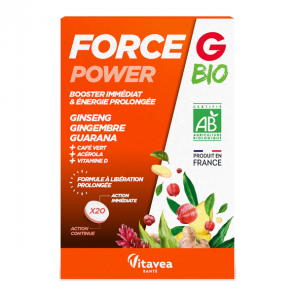 Vitavea Force G Power bio 20 comprimés