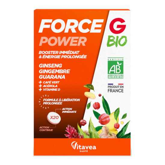 Vitavea Force G Power bio 20 comprimés