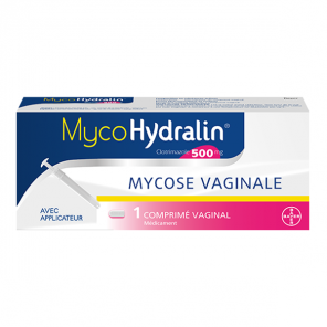 Hydralin Mycohydralin 500mg 1 comprimé vaginal