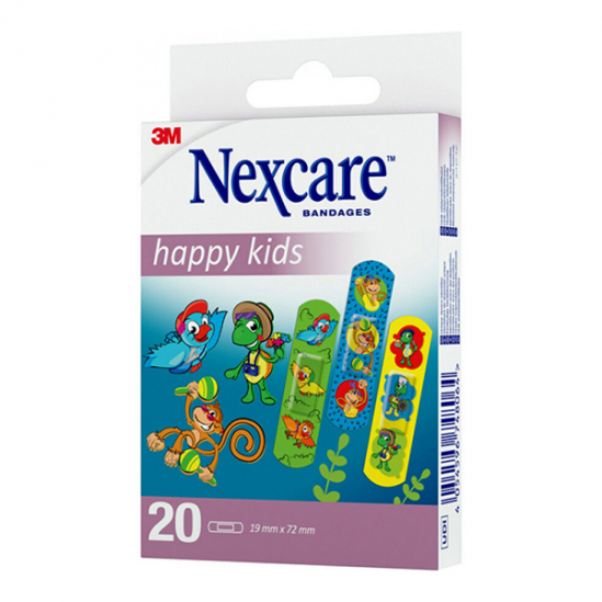 Nexcare Happy Kids Soft 20 pansements