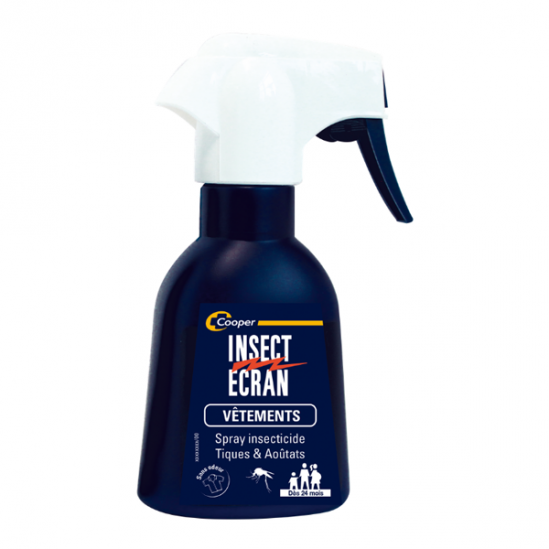 Insect Ecran Vêtements Spray insecticide tiques et aoûtats 200ml