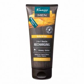 Kneipp recharging shampoing douche gingembre 2 en 1 homme 200ml
