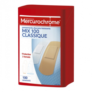Mercurochrome pansements mix 100 classique