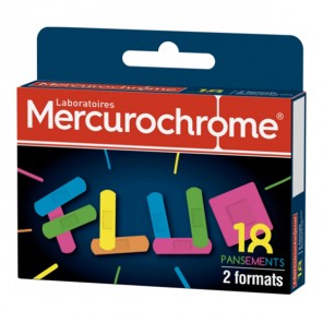 Mercurochrome pansements à base de Bambou 18 unités
