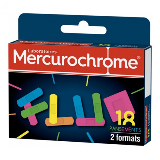 Mercurochrome pansements à base de Bambou 18 unités