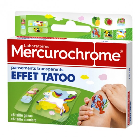 Mercurochrome pansements à base de Bambou 18 unités