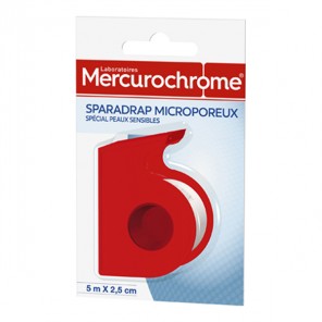 Mercurochrome Sparadrap Microporeux 5m x 2,5cm