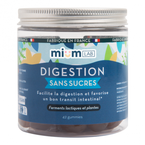 Mium Lab Digestion sans sucres 42 gummies
