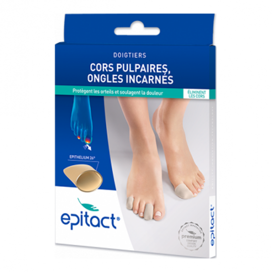 Epitact doigtiers cors pulpaires ongles incarnés taille S x2