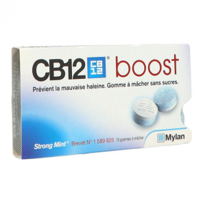 CB12 Boost chewing Strong Mint 10 gommes à macher