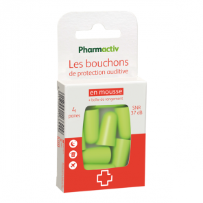 Pharmactiv Les bouchons de protection auditive 37 dB 4 paires