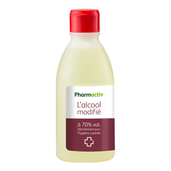 Pharmactiv L'alcool modifié à 70% désinfectant 250ml