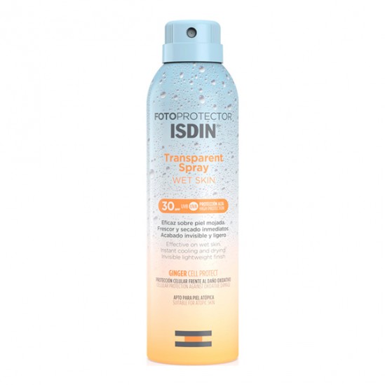 Isdin Fotoprotector Transparent Spray Wet Skin SPF30 - 250ml