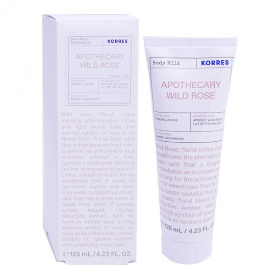 Korres Apothecary Wild Rose lait corps 125ml