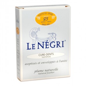 Tradiphar Le Negri cure dents plume d'oie 25 unités
