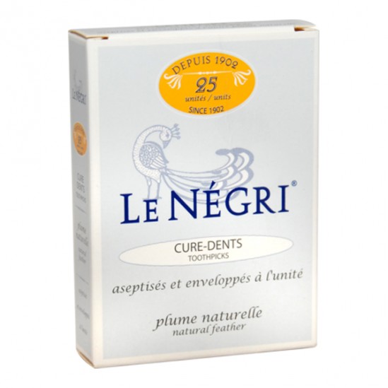 Tradiphar Le Negri cure dents plume d'oie 25 unités