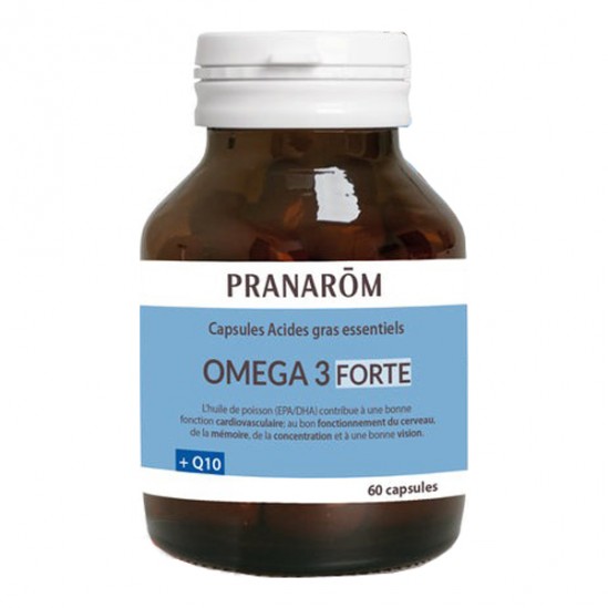 Pranarom capsules d'acide gras essentiels oméga 3 forte 60 capsules