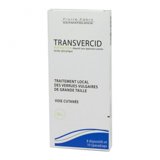 Transvercid 12mm 8 pansements
