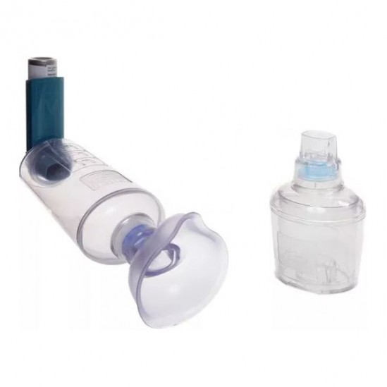 Able Spacer 2 chambre d'inhalation avec masque adulte