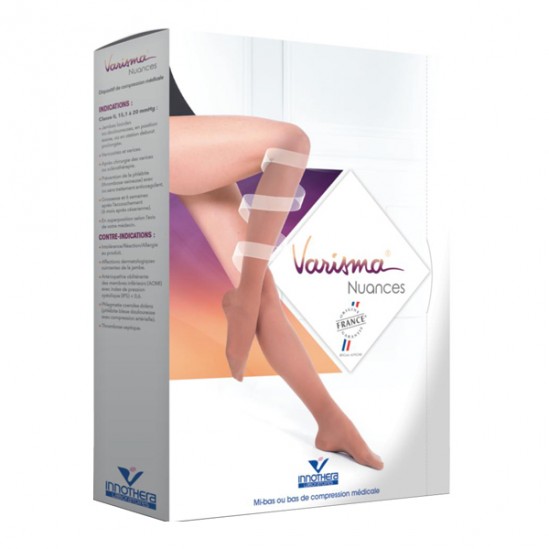 Varisma Nuances classe 2 bas-autofixants pieds ouverts N°2 T2N+