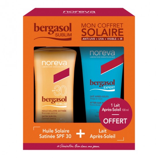 Bergasol Sublim brume solaire SPF30 - 150ml & lait après-soleil 100ml
