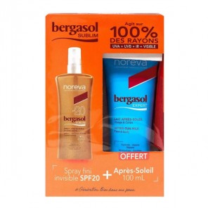 Bergasol Sublim brume solaire SPF30 - 150ml & lait après-soleil 100ml