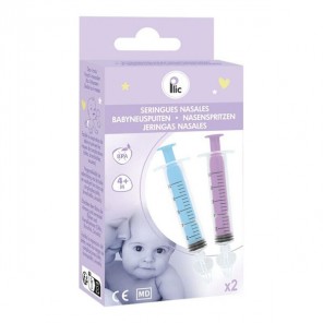 Plic lot de 2 seringues nasal
