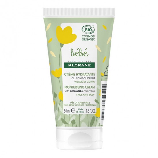 Klorane bébé crème hydratante bio au Calendula 200ml