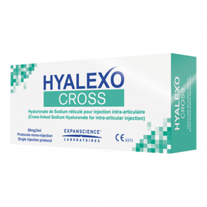 Hyalexo Cross injection intra-articulaire séringue 3ml