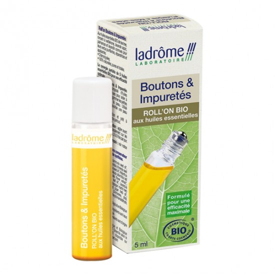 Ladrôme Boutons & Impuretés Roll'on bio aux huiles essentielles 5ml
