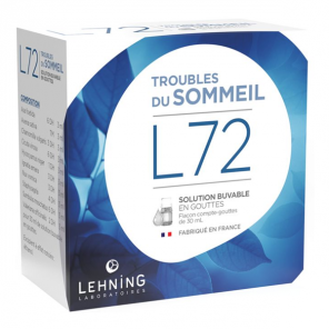 Lehning L72 troubles du sommeil 100 comprimés
