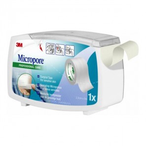 3M sparadrap microporeux non tissé 25mmx5m