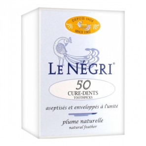 Tradiphar Le Negri 50 cure-dents en plume