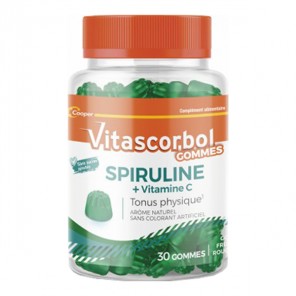 Cooper Vitascorbol Spiruline 30 gommes