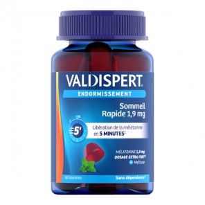 Valdispert Sommeil Rapide 1,9 mg 60 gommes