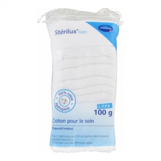 Paul Hartmann Stérilux Soin coton hydrophile 100gr