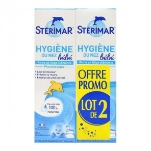 Stérimar Hygiène du nez bébé lot de 2 x 100ml