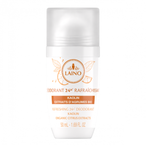 Laino Déodorant 24h Rafraîchissant Kaolin extrait d'agrumes bio 50ml