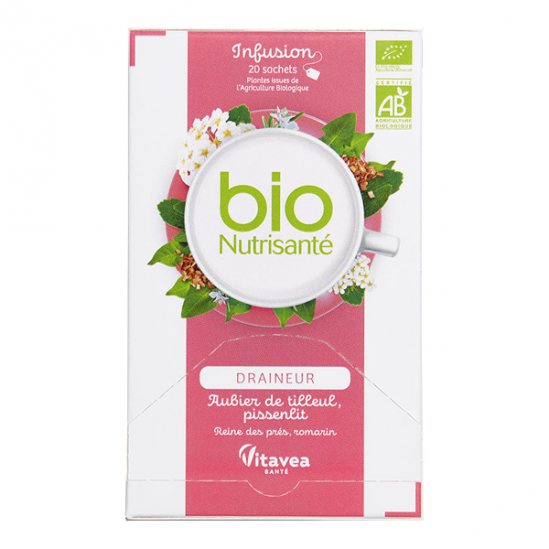 Nutrisanté Infusion Draineur bio 20 sachets