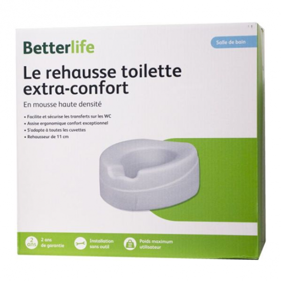 Betterlife Le rehausse toilette ergonomique