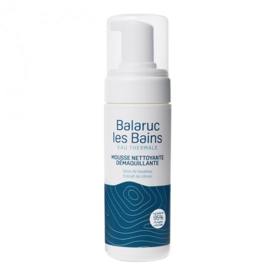 Balaruc les Bains Eau Thermale Mousse nettoyante démaquillante 150ml
