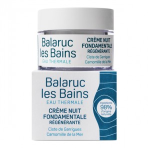 Balaruc les Bains Eau Thermale Crème nuit fondamentale régénérante 50ml