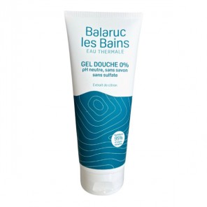 Balaruc les Bains Gel douche 0%, pH neutre, sans savon, sans sulfates 200ml