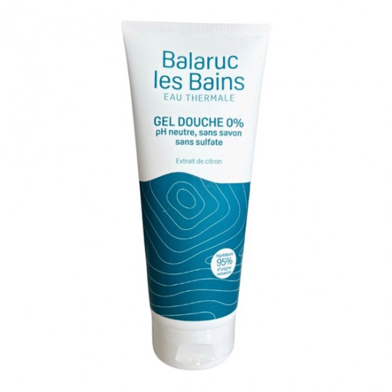 Balaruc les Bains Gel douche 0%, pH neutre, sans savon, sans sulfates 200ml