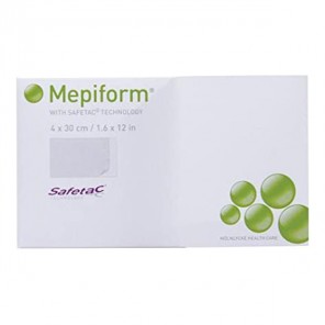 Molnlycke Mepiform pansements 4x30cm boîte de 5