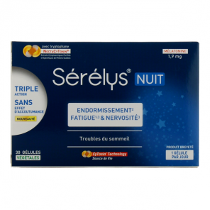 Sérélys Nuit 30 gélules végétales