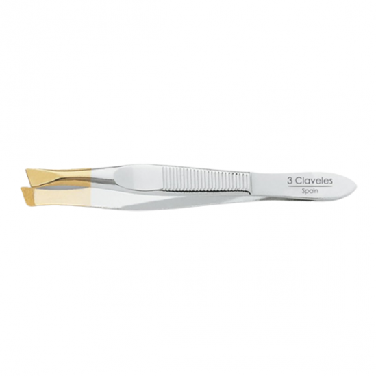 3 Claveles pince à épiler Biais 8cm