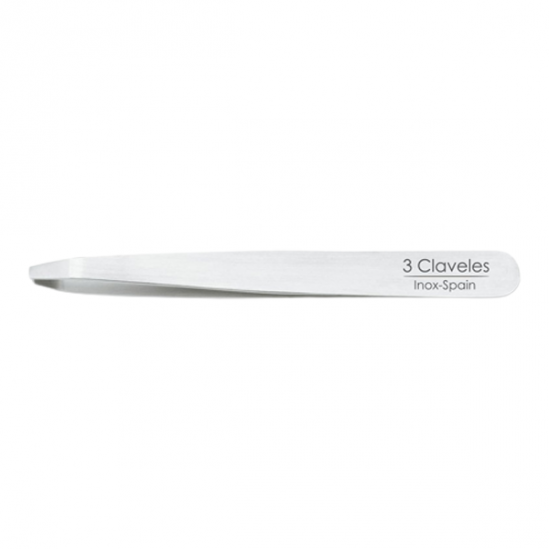 3 Claveles pince à épiler Crabe Inox 10cm