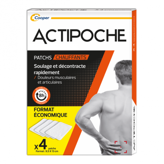 Actipoche Patch chauffant boîte de 4