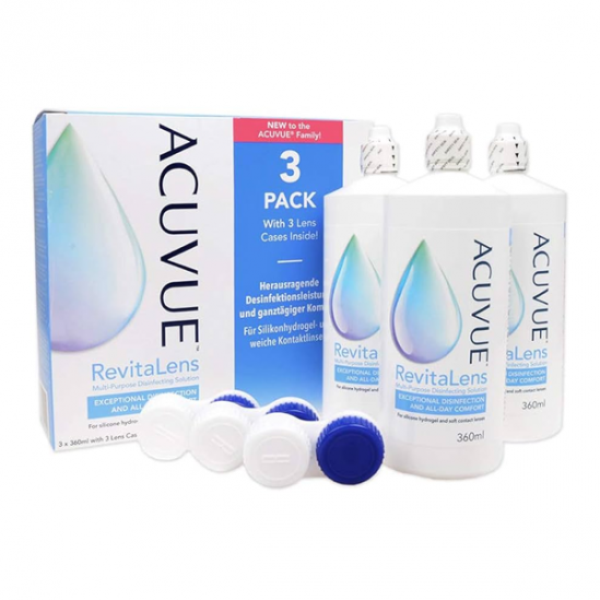 Acuvue Revitalens lot de 3 x 360ml